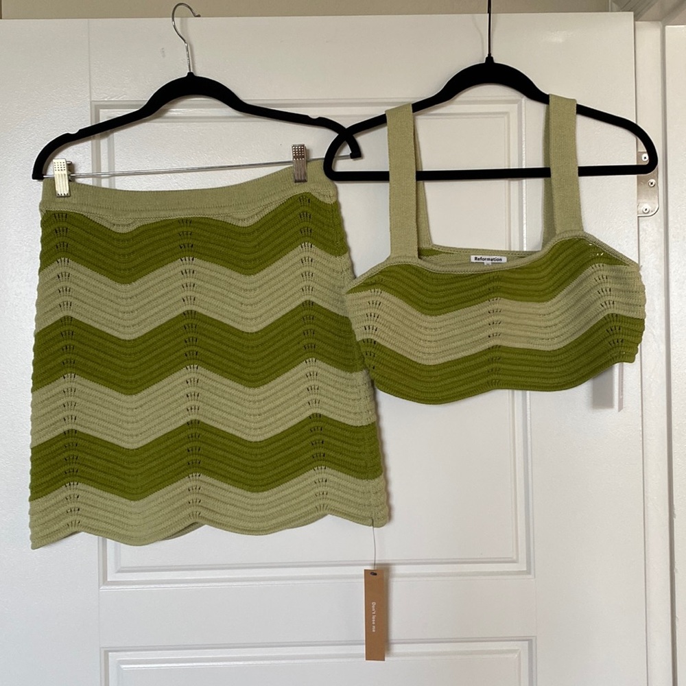 Reformation Knit Two Piece Set
